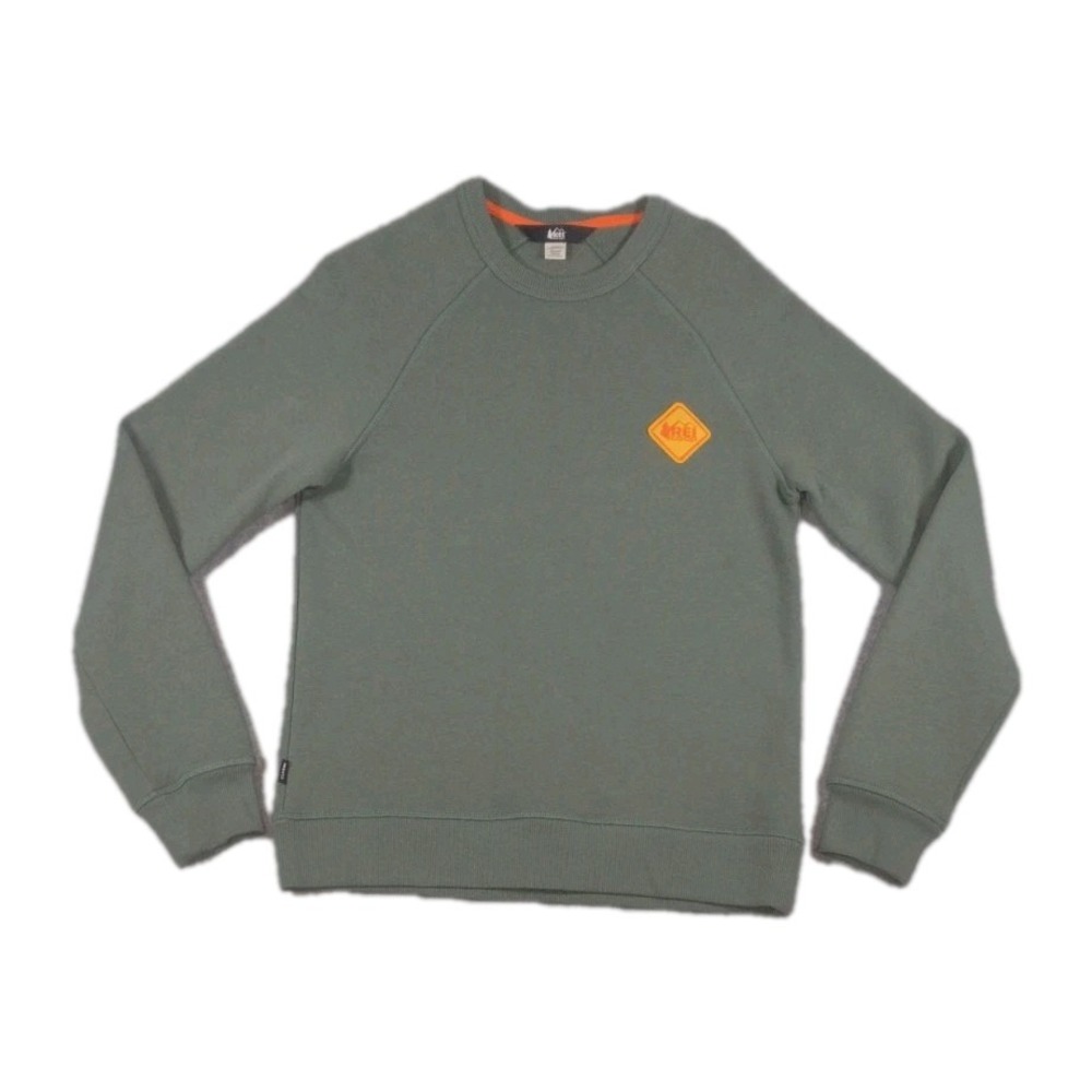 REI Co-Op Green Pullover Patch  Hiking Camping Active Wear Sweater Sz X Small